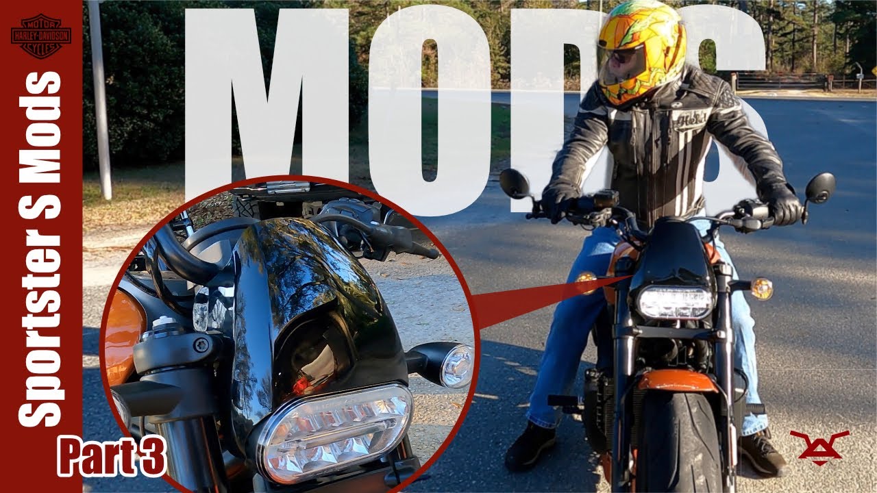 Retro-ing and Wind Deflecting your HD Sportster S | Modifications Part 3 | Installation