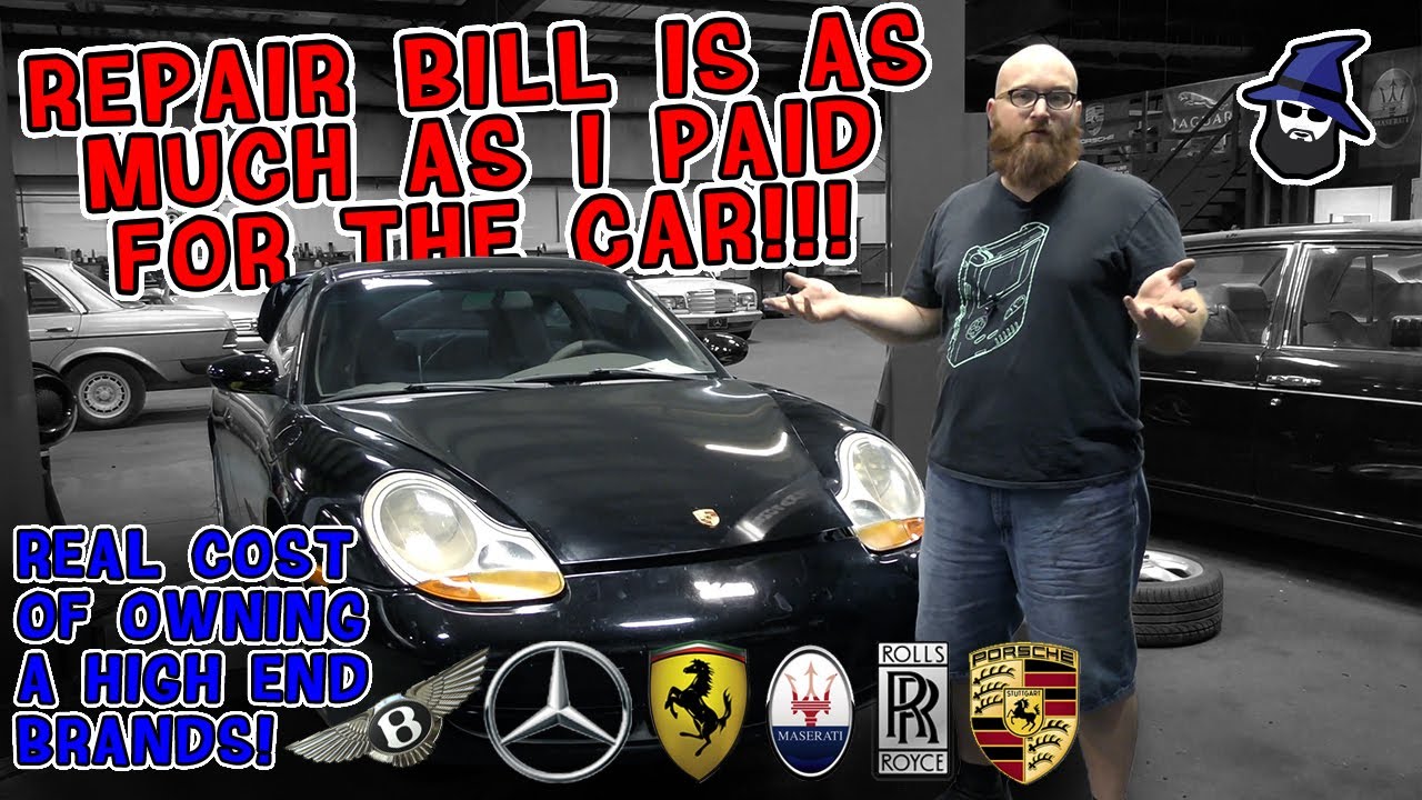 Repair bills as much as I paid for the car! CAR WIZARD shares the real cost of owning high end cars