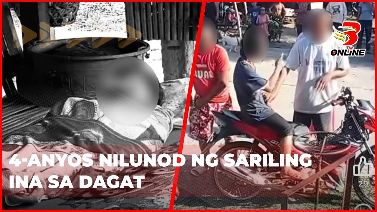 4 anyos nilunod ng sariling ina sa dagat