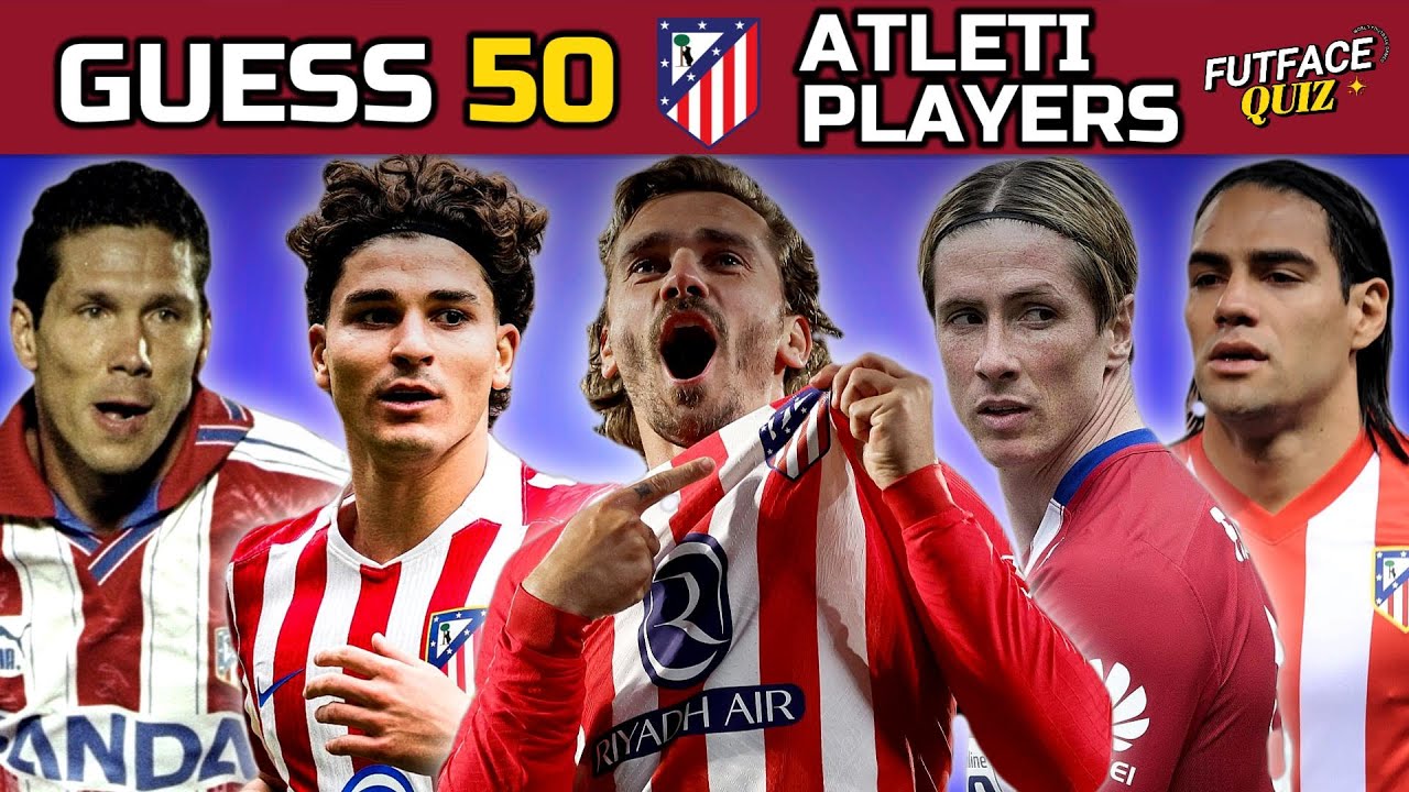 Guess the ATL&Eacute;TICO DE MADRID Player by Picture! 🔴⚪ | 2025 Football Quiz