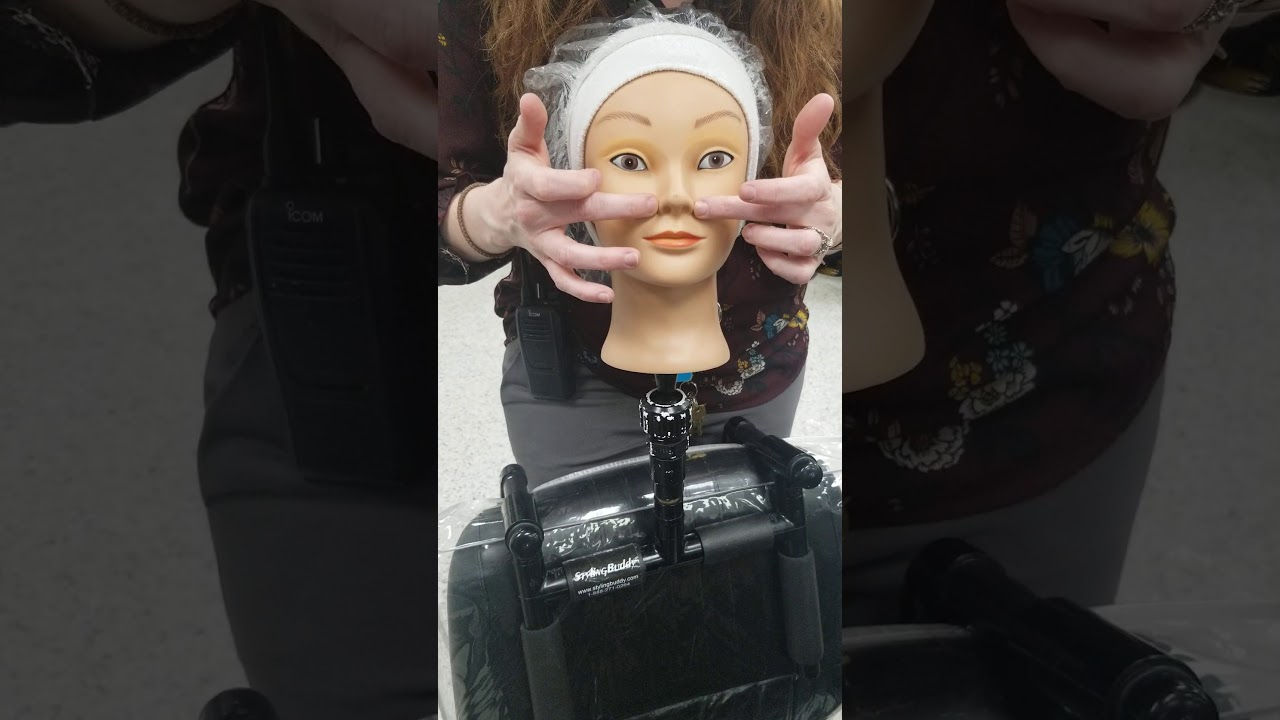 Basic facial massage manipulations