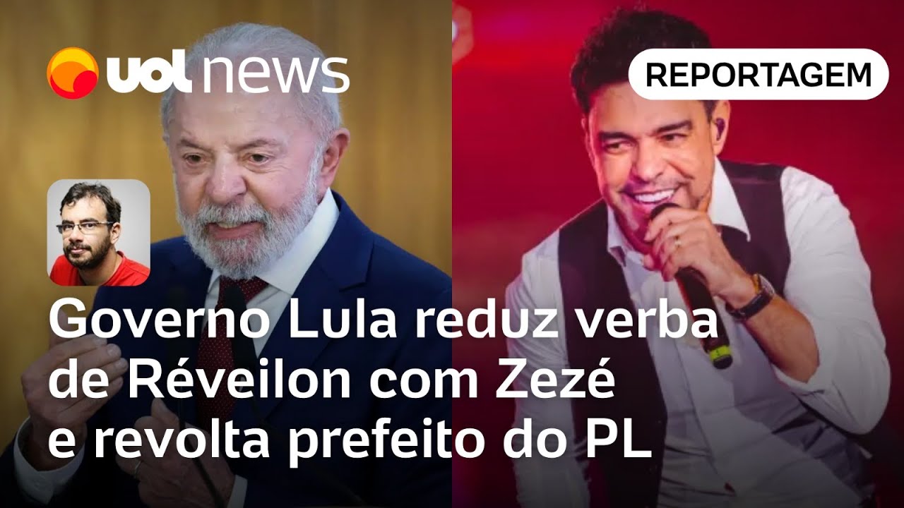 Governo Lula reduz verba de Réveillon com Zezé e revolta prefeito do PL