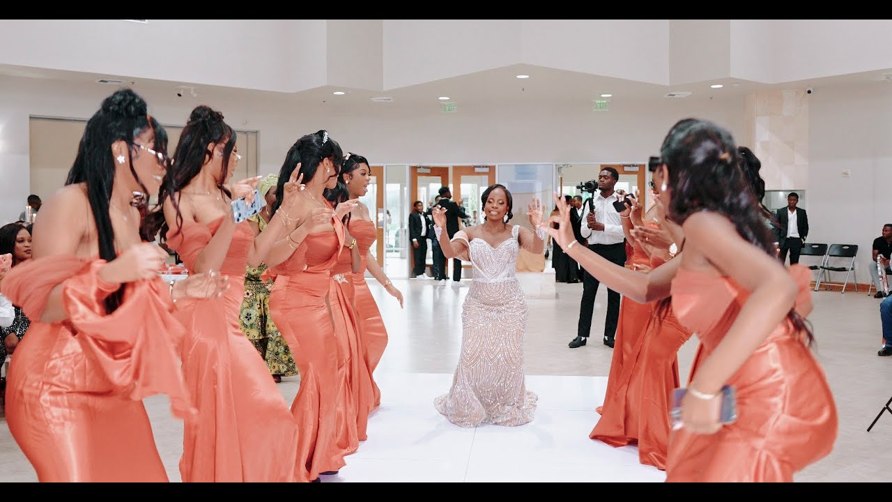 FLASHMOB CONGOLESE WEDDING | BRIDEMAIDS ENTRANCE (TAMPA)