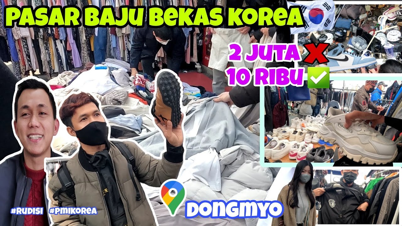 Belanja baju bekas di korea | murah banget 10 ribu dapat 2