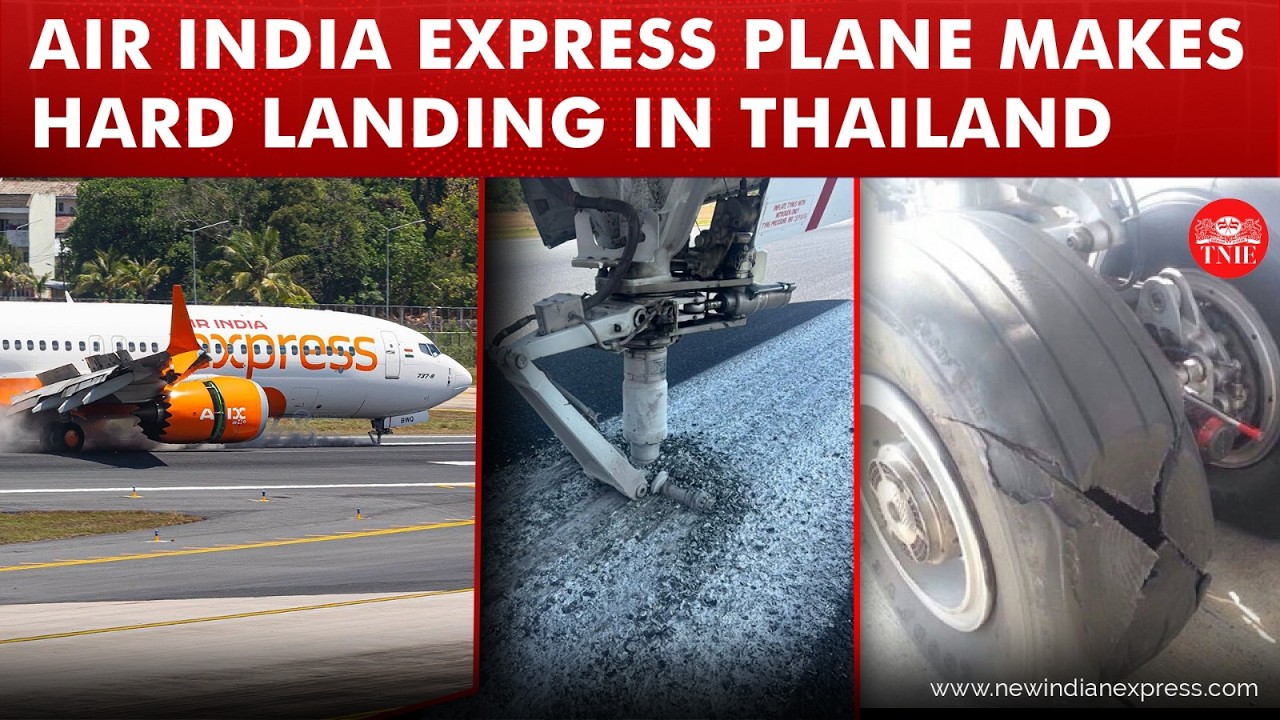Air India Express Hyderabad&ndash;Phuket flight suffers nose wheel damage, Phuket airport temporarily shut