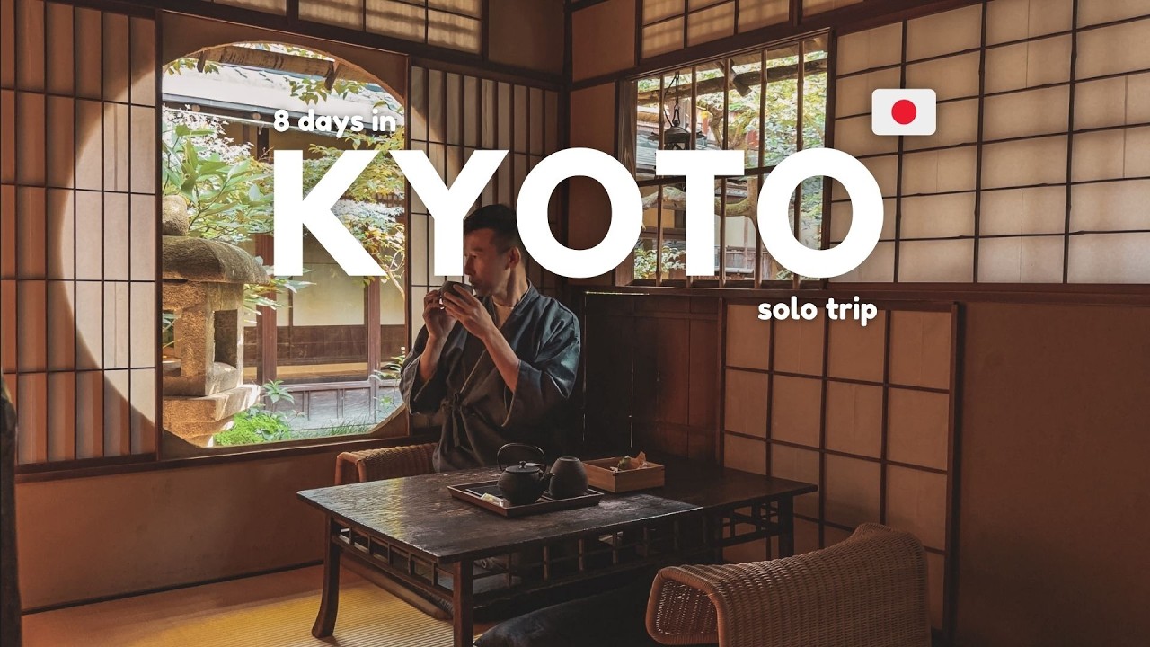 8 day introvert solo trip exploring Kyoto Autumn 🍁 - part 2 | JAPAN VLOG