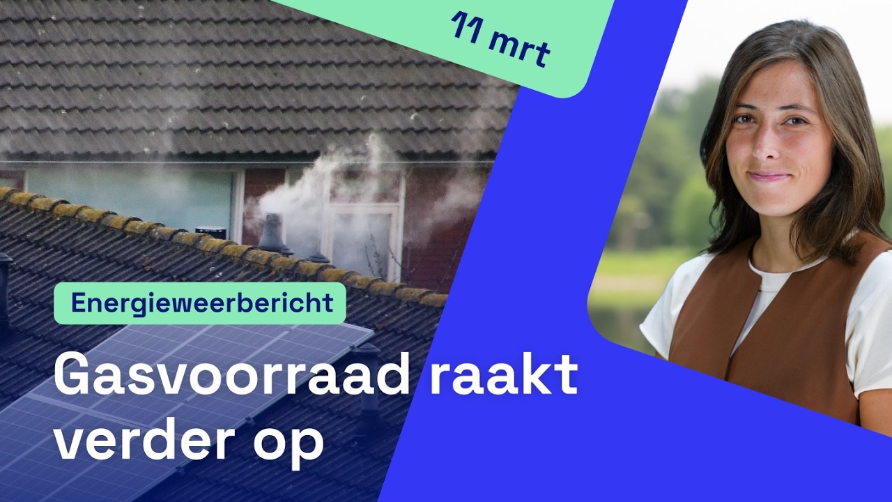 Energieweerbericht: gasvoorraad raakt verder op