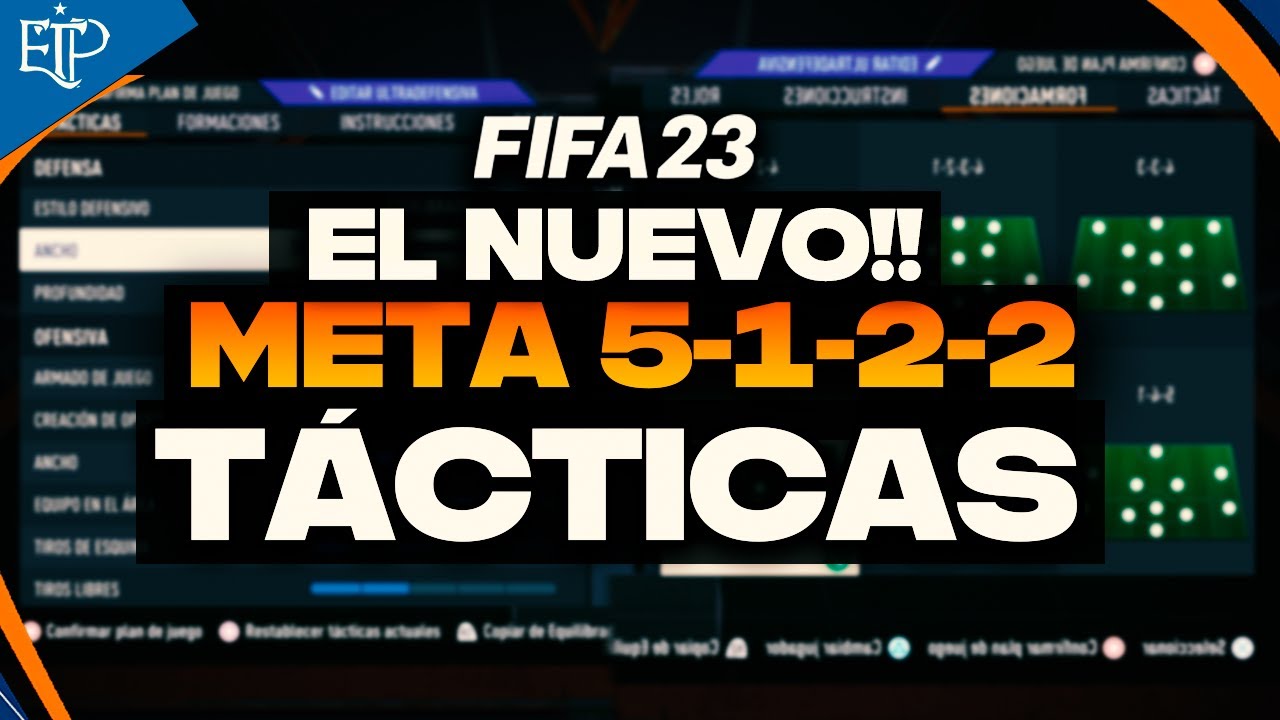 NUEVA FORMACIÓN META | Como atacar MEJOR en FIFA 23 TUTORIAL 5-1-2-2