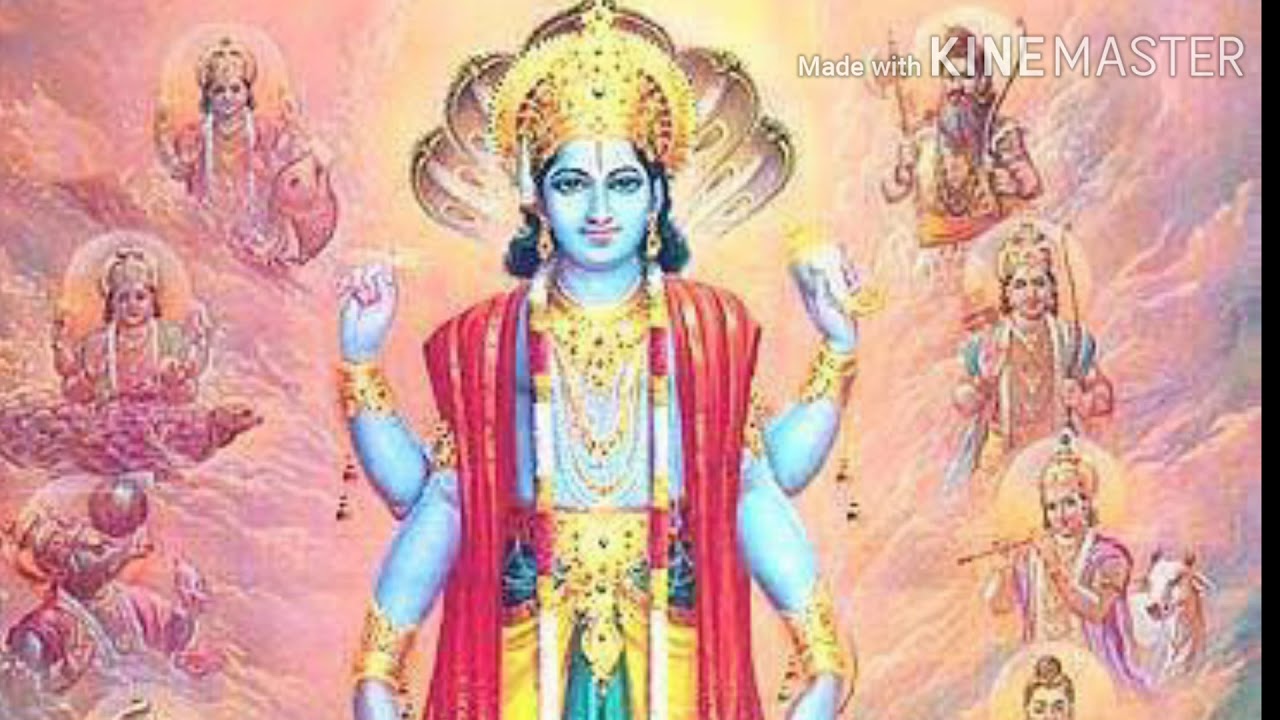 Vishnu chalisa divya channel with lyrics