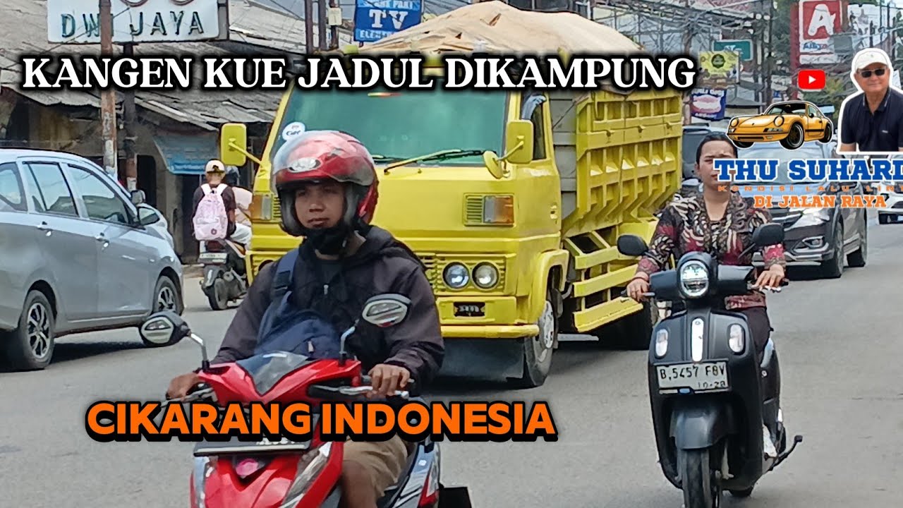 #KONDISI lalu lintas kendaraan dijalan raya #Cikarangkota jawa bawat 