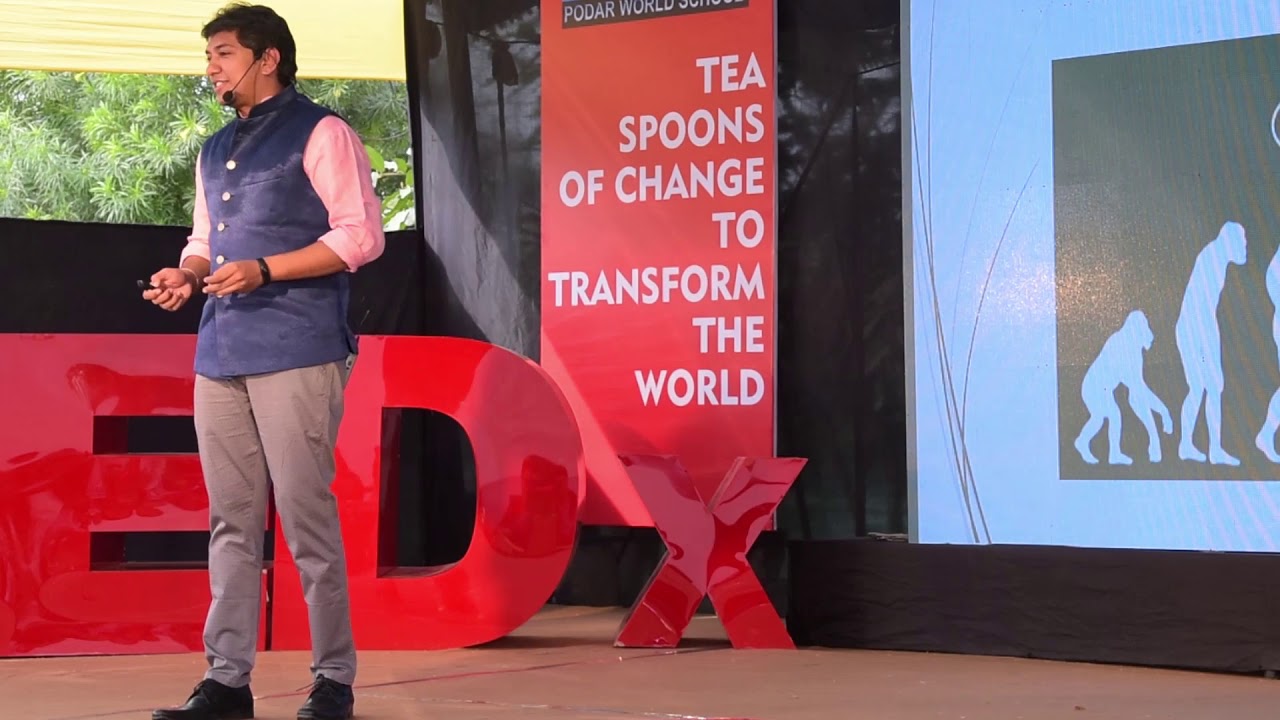 TEASPOONS OF CHANGE TO TRANSFORM THE WORLD | Kshitij Banker | TEDxYouth@PWSSama