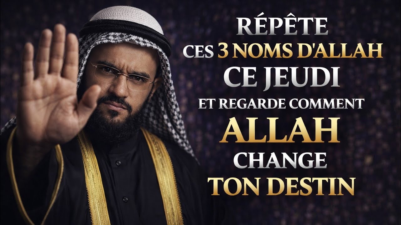 Répète Ya Rahman, Ya Fattah, Ya Razzaq et observe
