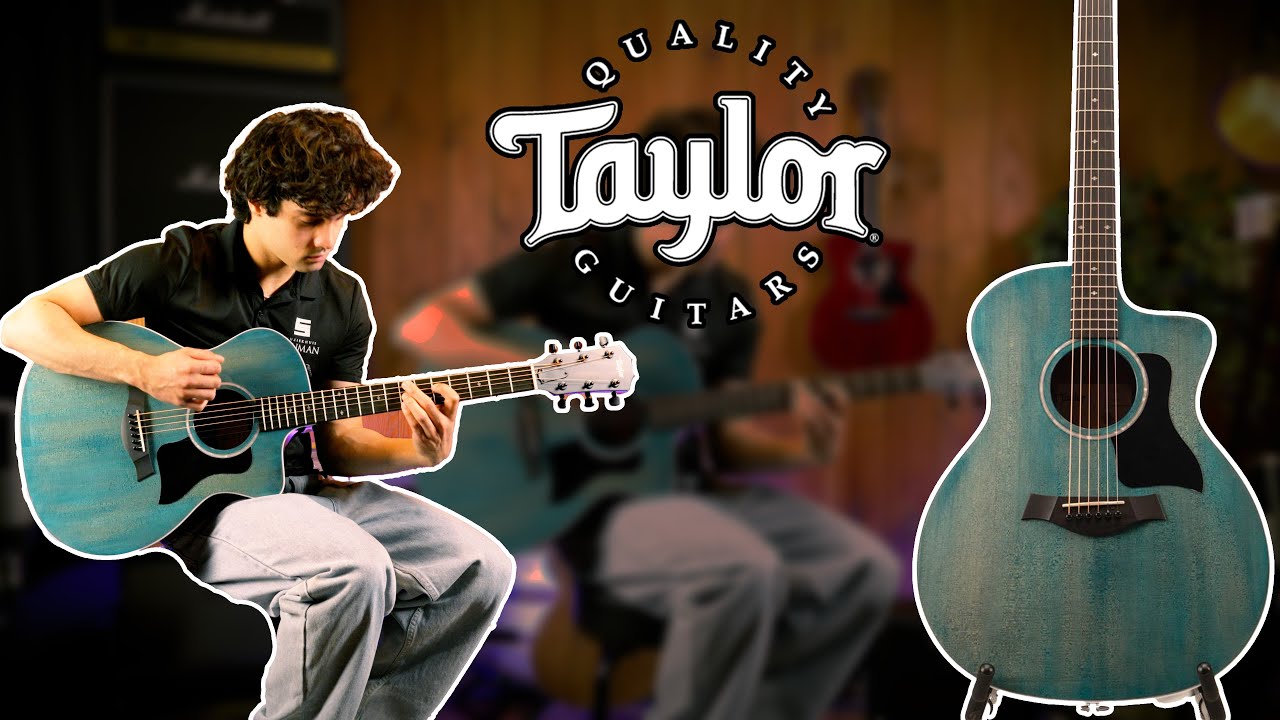 Taylor 214ce Plus Special Edition Trans Blue DEMO | Souman Music