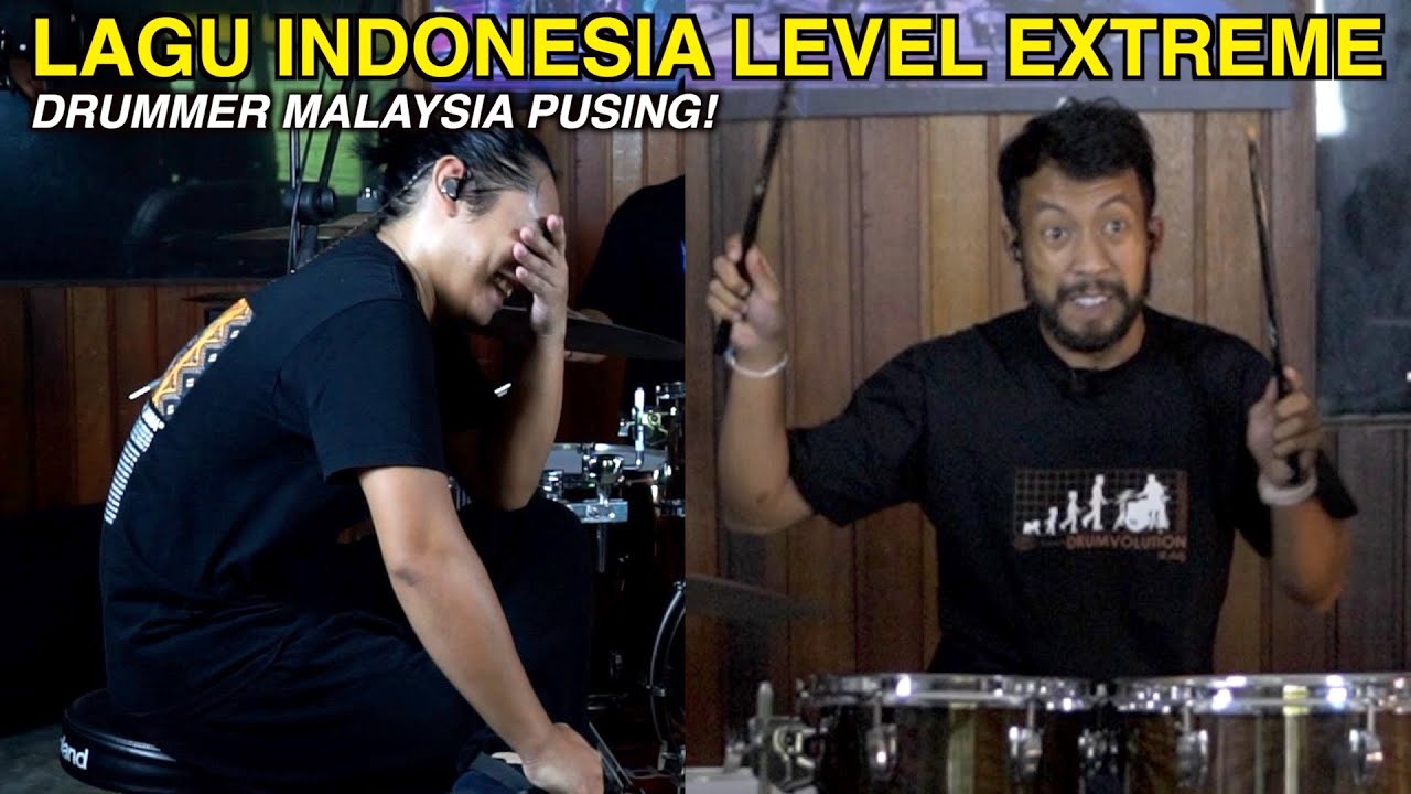 LAGU DENNY CAKNAN & ISYANA BIKIN DRUMMER MALAYSIA PUSING