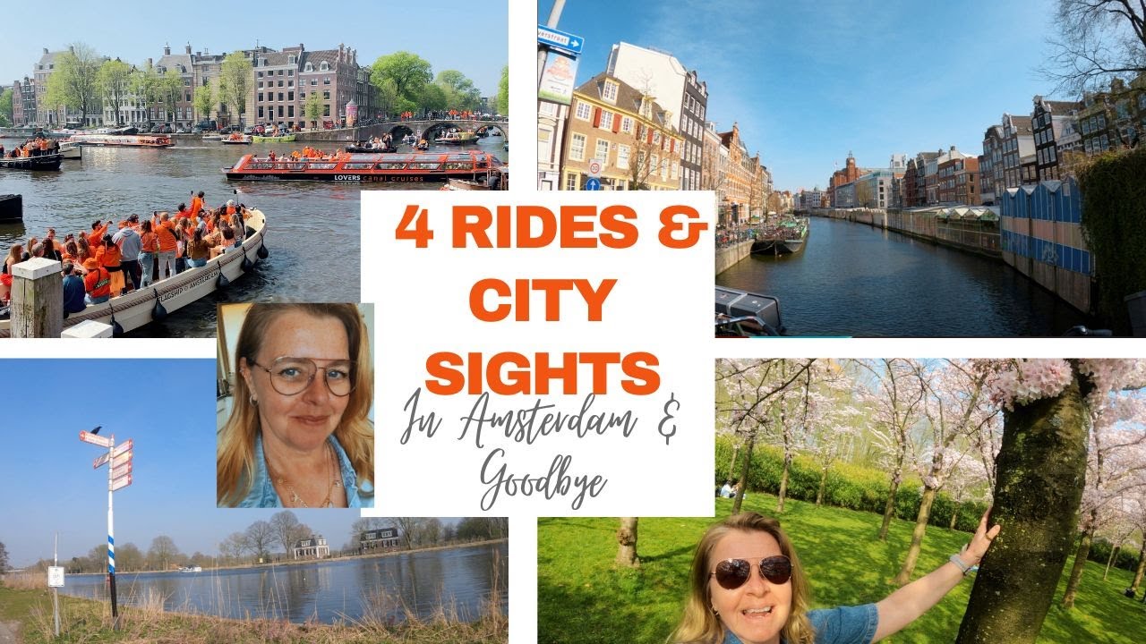 S2-Eps 8 Spring in Amsterdam on Two Wheels: Cherry blossoms, Amstel River, King's Day, Flower Market