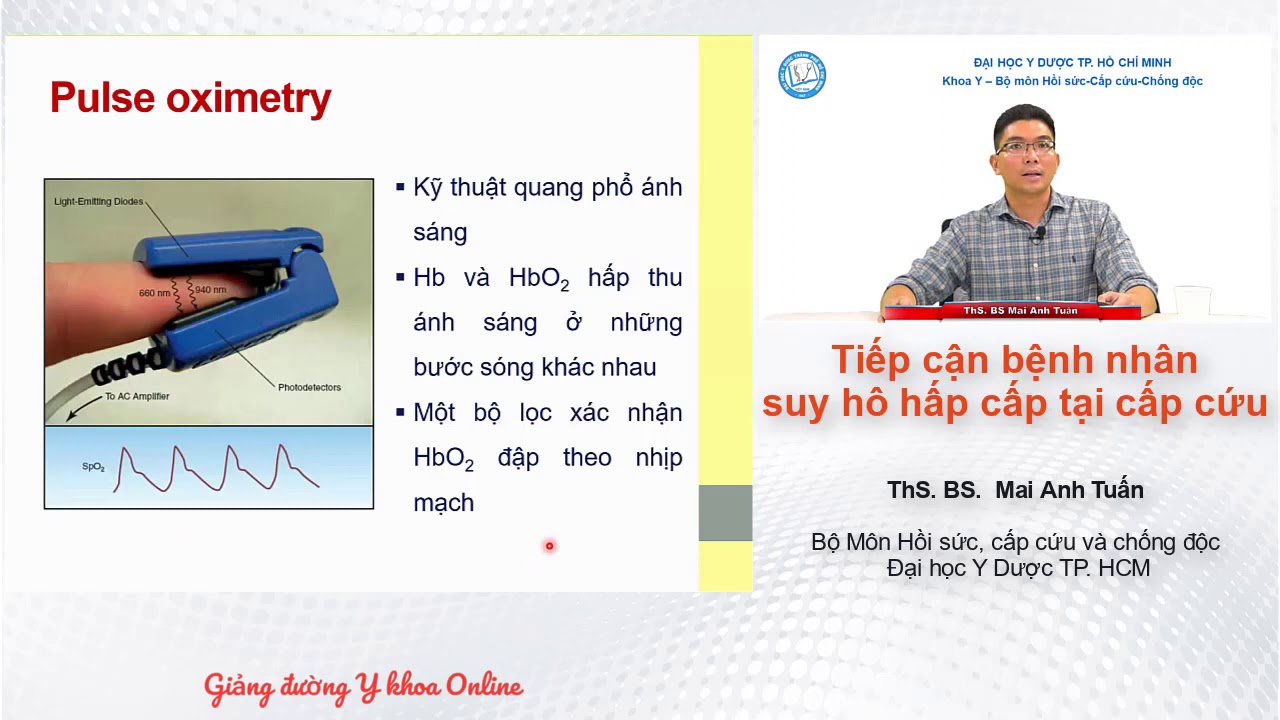 Tiếp cận bệnh nhân suy hô hấp cấp tại cấp cứu | ThS. BS. Mai Snh Tuấn