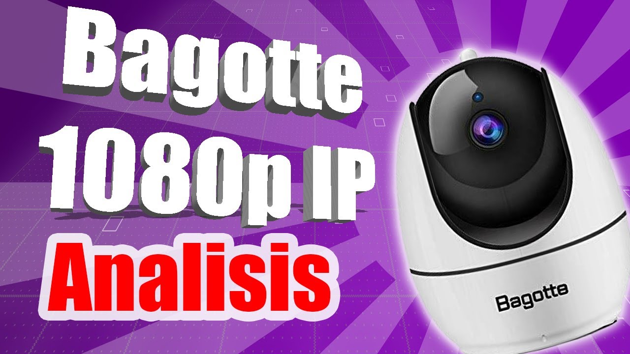 Review CAMARA de VIGILANCIA IP Bagotte 1080p (con SORTEO) 🎁