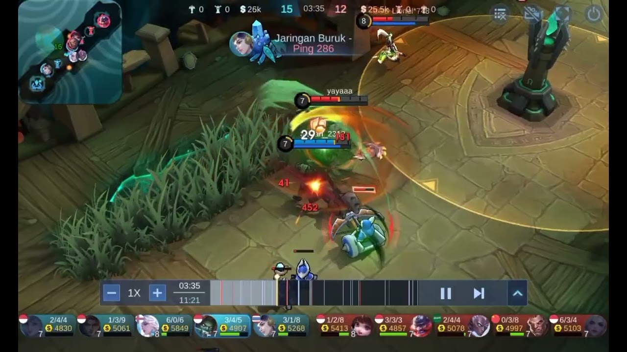 A-tier combo terizla and tigreal #Activenow#mobile legends