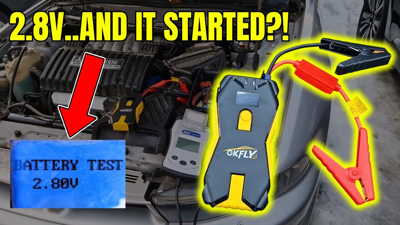 This Cheap Jump Starter Started a Car With a 2.8V Battery