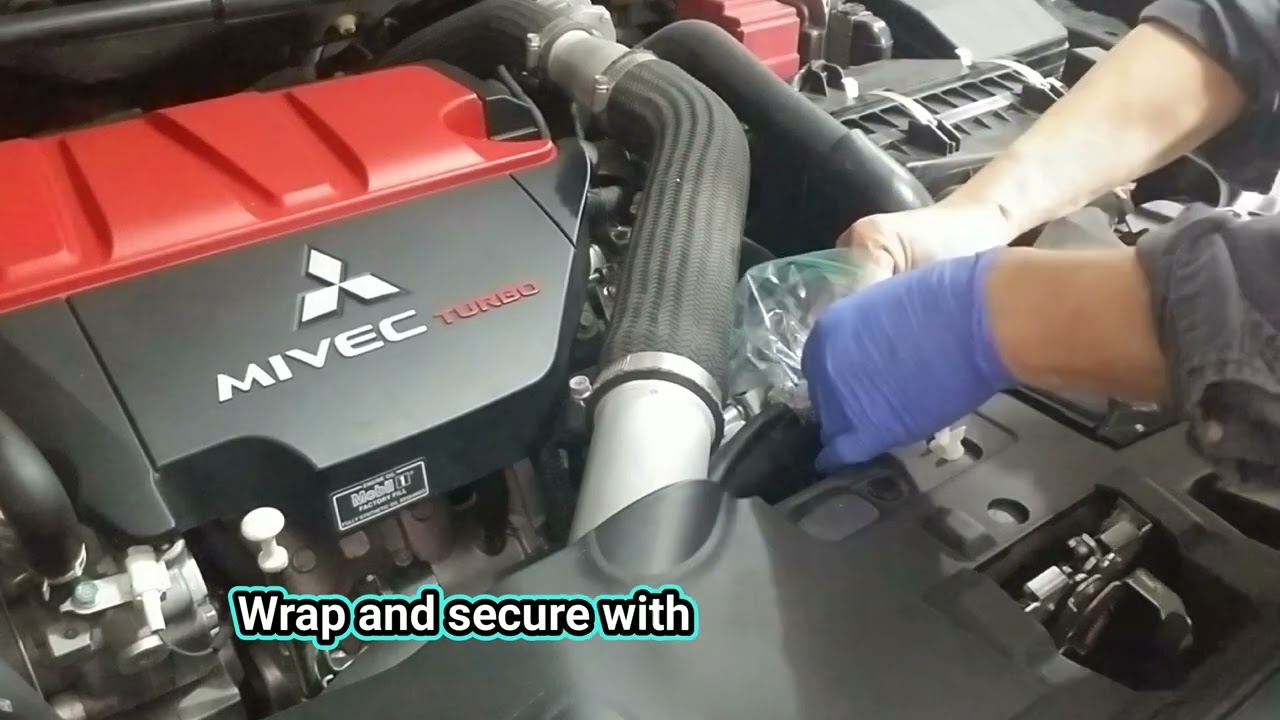 COOLANT DRAIN AND FILL / LANCER EVO 10