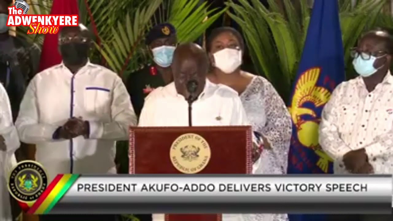 Congratulations President Elect Nana Addo Dankwa Akofu-Addo.
