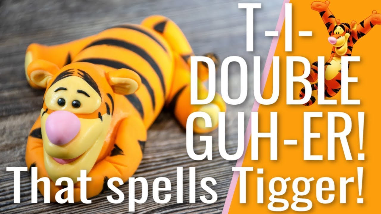 Tigger Fondant Cake Topper Tutorial