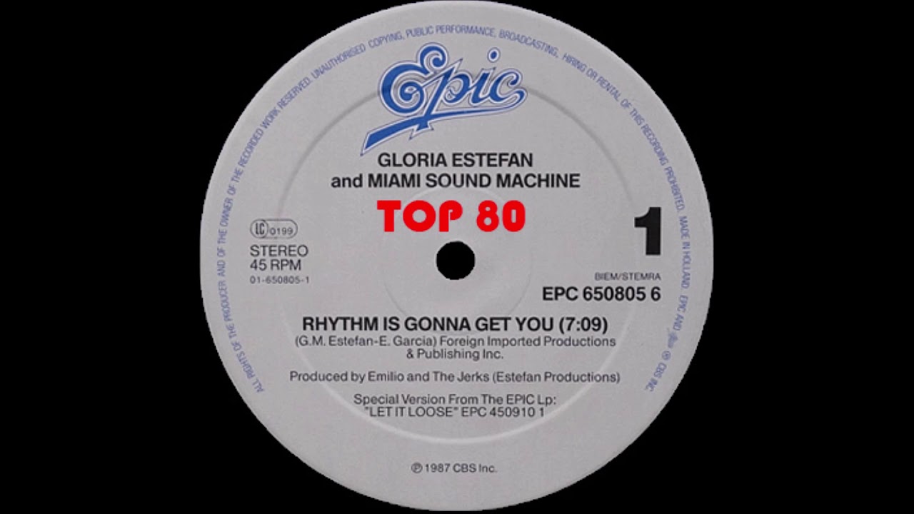 Gloria Estefan & Miami Sound Machine - Rhythm Is Gonna Get You (12'' Version)