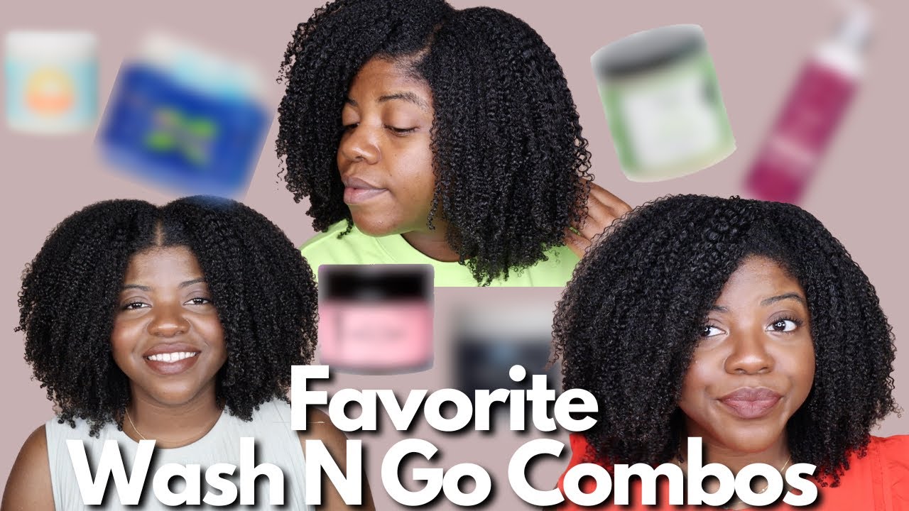 Favorite Wash N Go Combos 2022 | Type 4 Hair