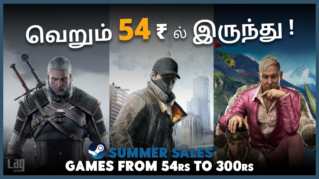 Steam Summer Sales 2026 ! | Games from 54Rs to 300Rs | LAG