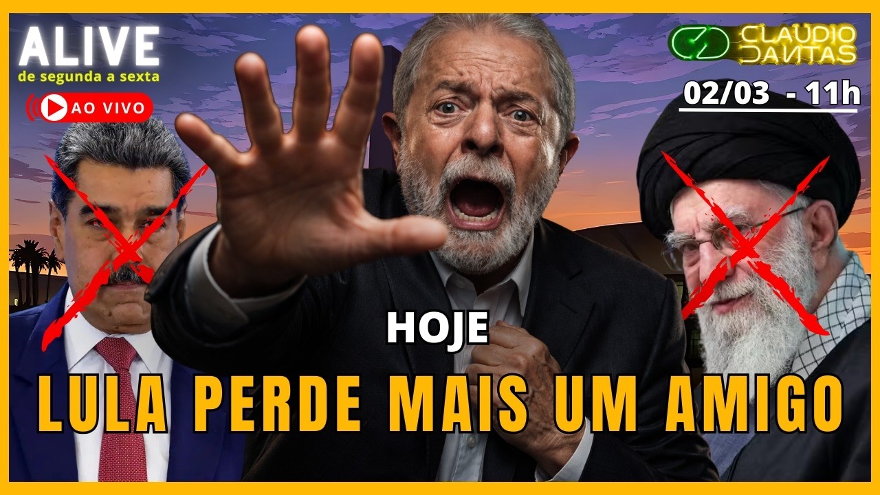 Khamenei eliminado enfraquece ditadura islâmica e isola Lula; Flávio e Nikolas se unem em protesto