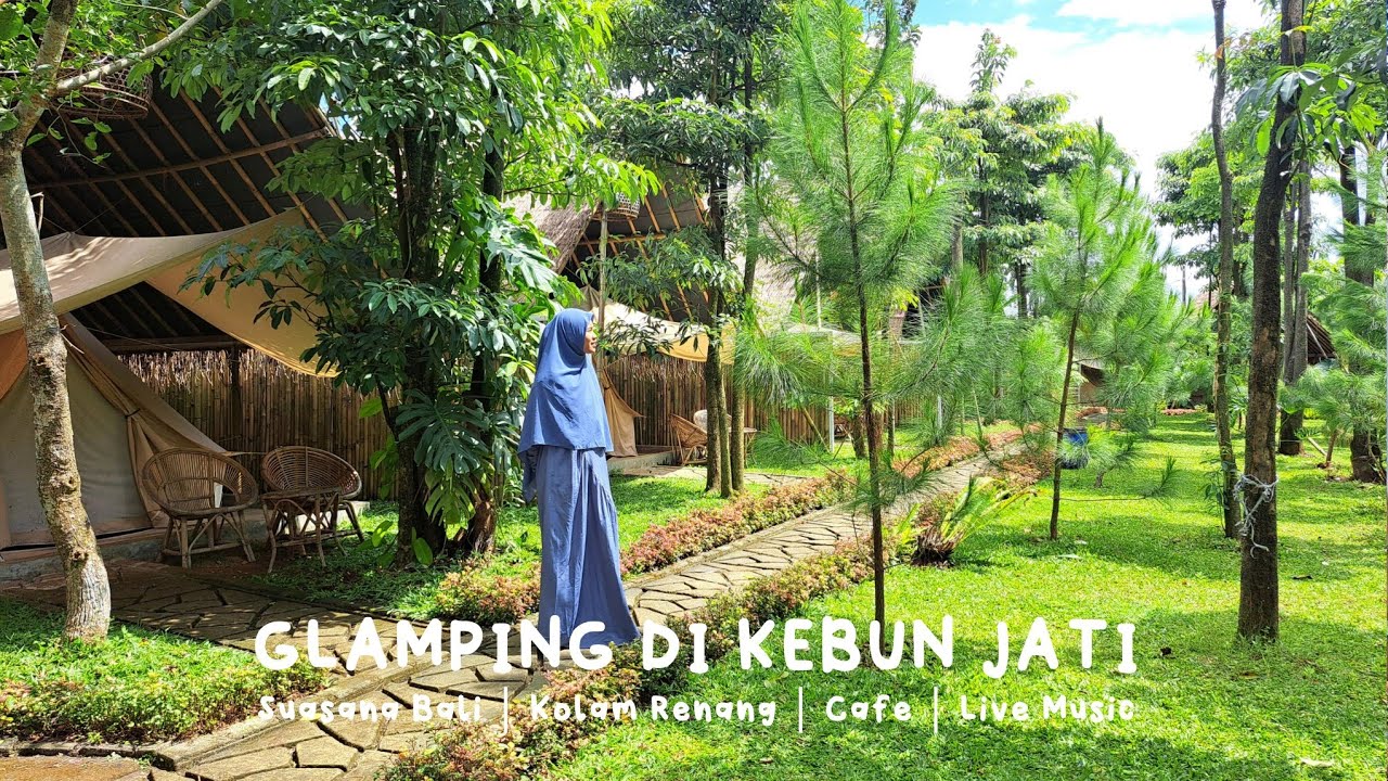 Glamping Keluarga dekat Bogor, Termurah 400rban Suasana Bali, Ada Kolam Renang | CemoroJati & Resort