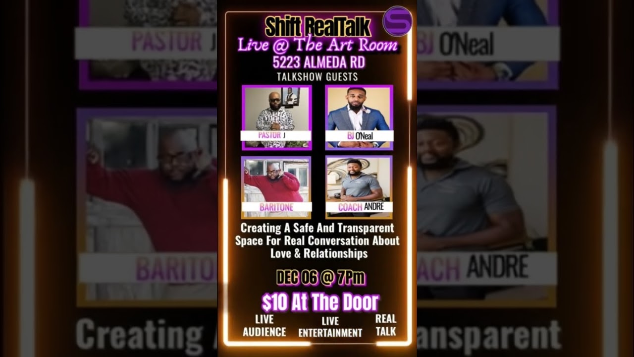 We are @TheArtRoom on Almeda Rd… Live  Entertainment Adult Talk Good Food!!  All we need is you🫵🏾