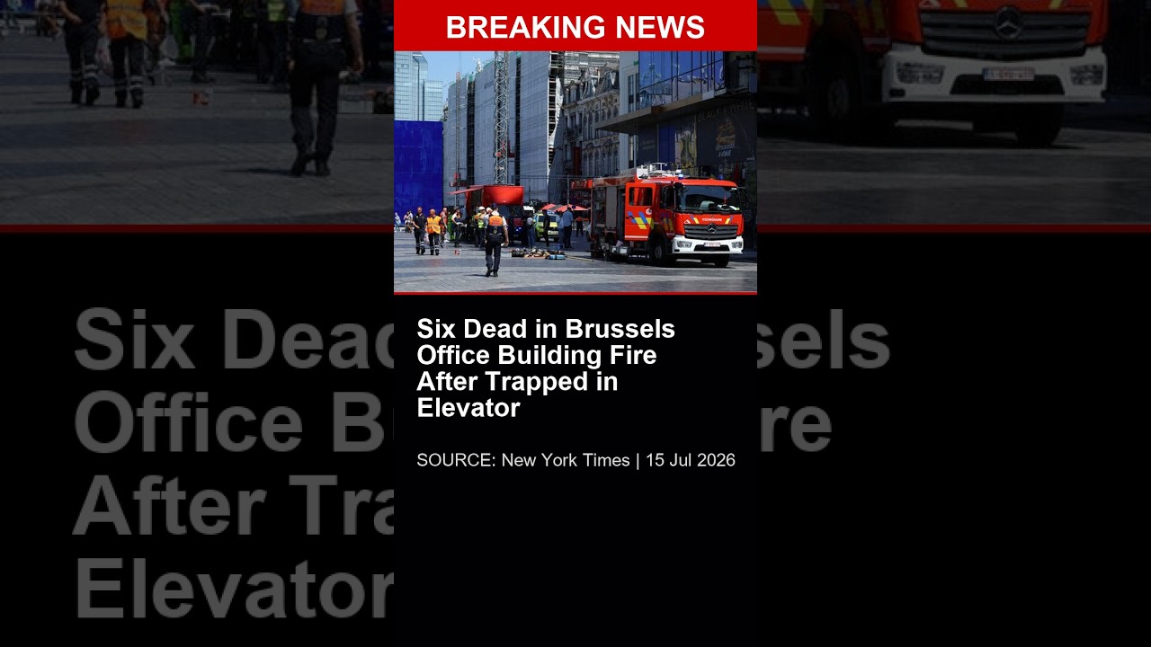 BREAKING: Six Dead in Brussels Office Building Fire After Trapped in Elevator
