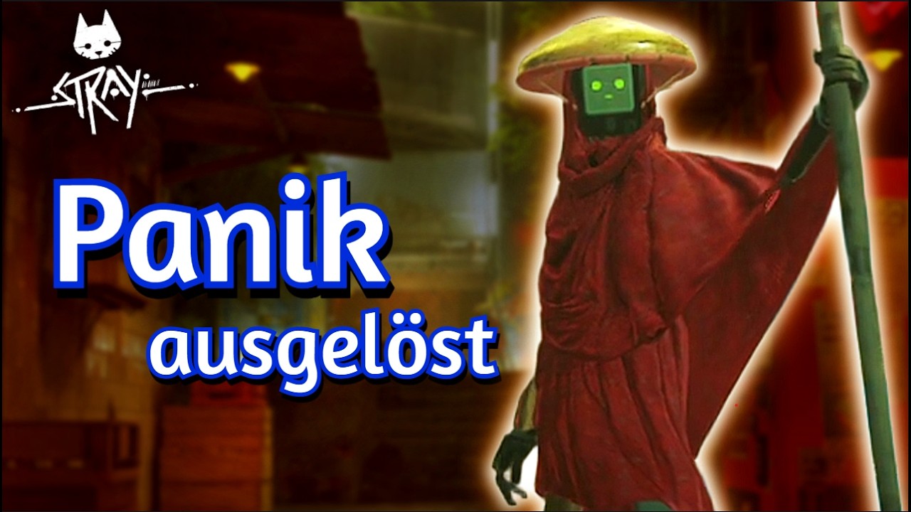 Stray #04 Die Katzte löst panik aus gameplay German