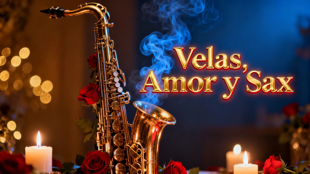 🎷 Velas, Amor y Sax EN VIVO 🔴 Boleros Latinos para una Noche Romántica