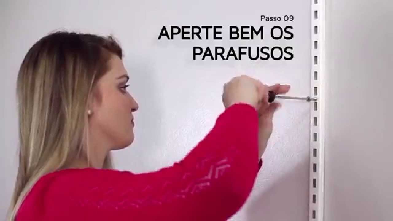Montagem de Closet Trilhos Dcloset
