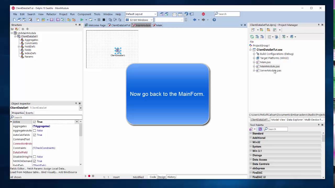 Database Connection with ClientDataset in UniGUI