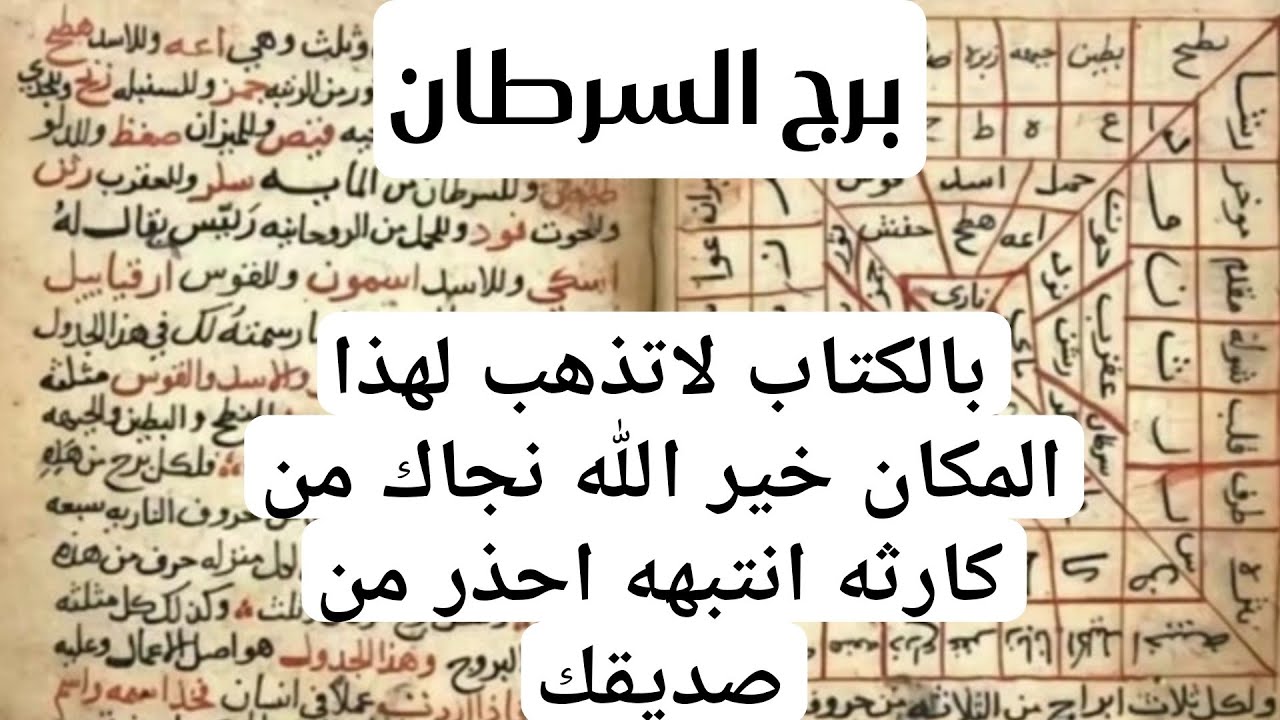 برج السرطان لهذا اليوم اقوى كشف بالكتاب لاتذهب لهذا المكان خير الله نجاك من كارثه انتبهه احذر من صدي