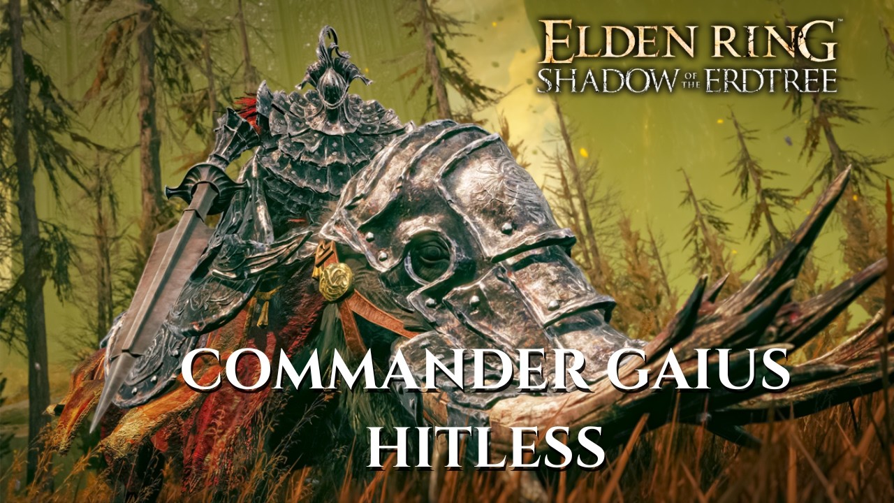 The Most Overhated Boss | Commander Gaius No Hit | ELDEN RING DLC