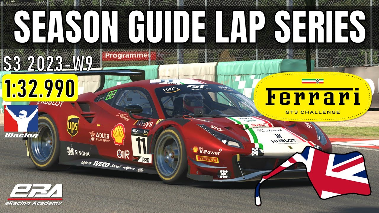 💠iRacing Ferrari GT3 Challenge  -1:32:990- Oulton Park Guide Lap🔥