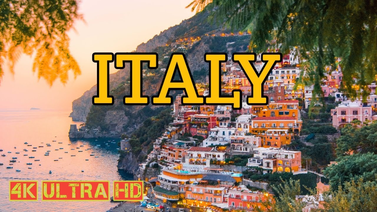 Italy 4K - Meditate Soothingly Relaxation Film With Calming Music🚃