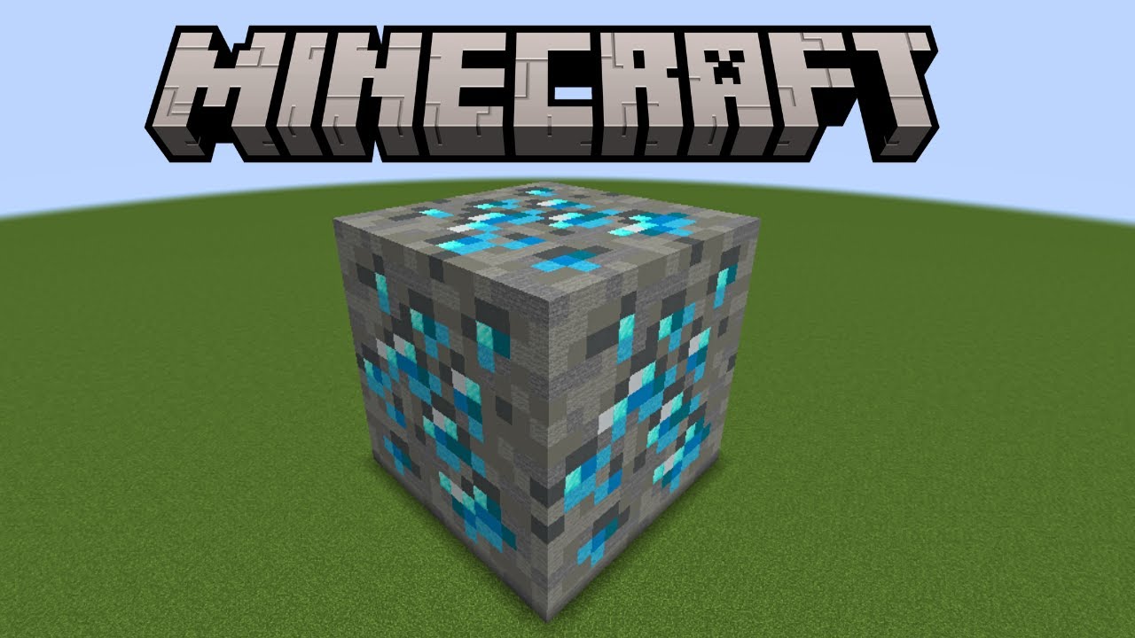 How To Build Giant Diamond Ore In Minecraft