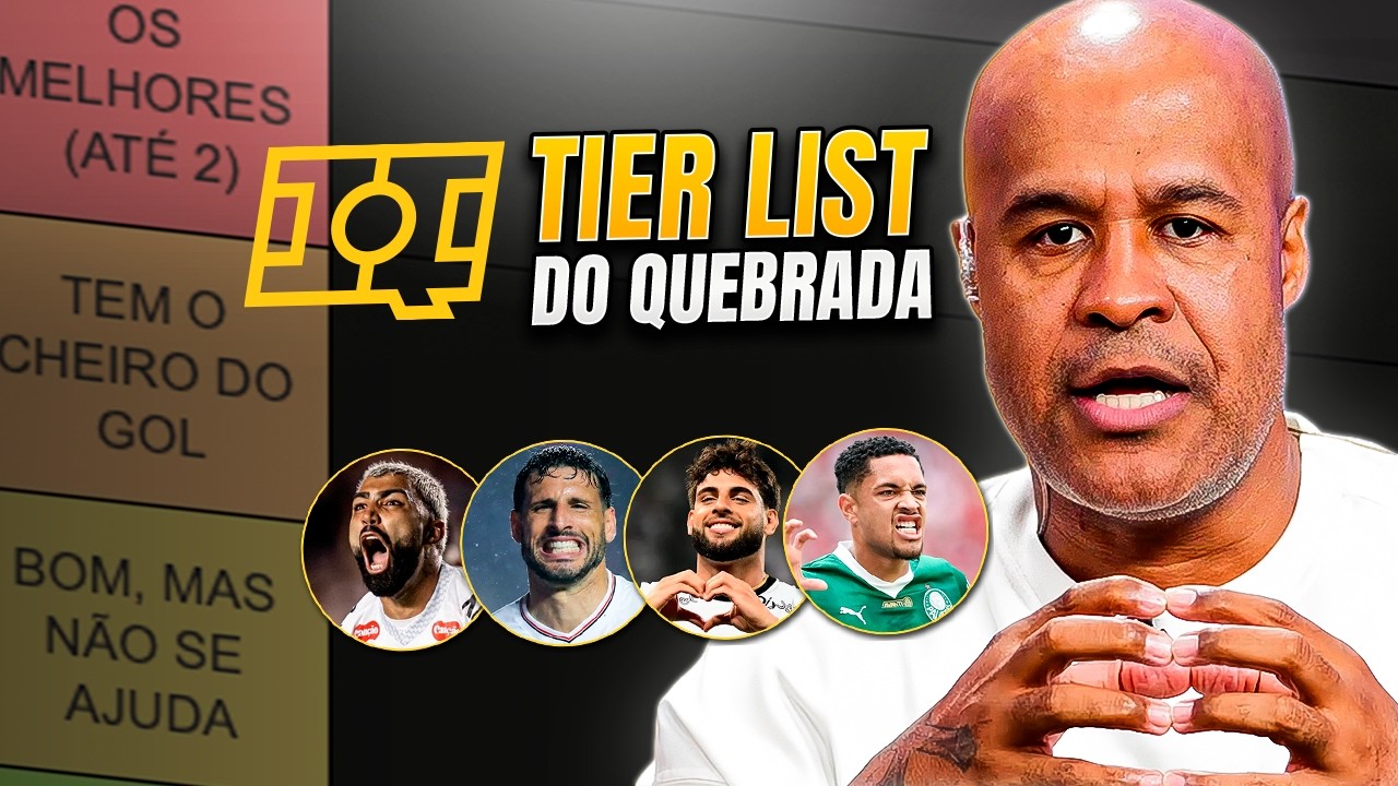 QUAL É O MELHOR CENTROAVANTE do FUTEBOL BRASILEIRO? TIER LIST do QUEBRADA!