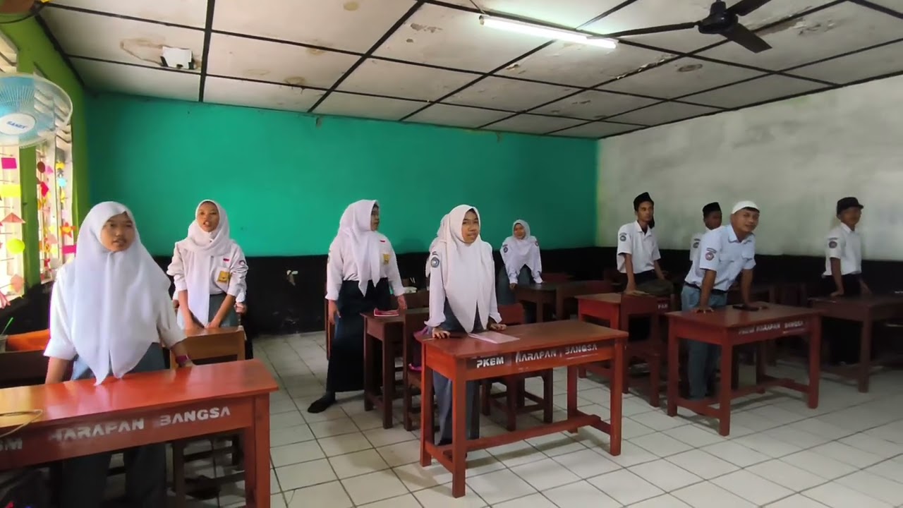 🗓 Senin, 26 Januari 2026 Pembiasaan sebelum KBM menyanyikan lagu Nasional || PKBM Harapan Bangsa