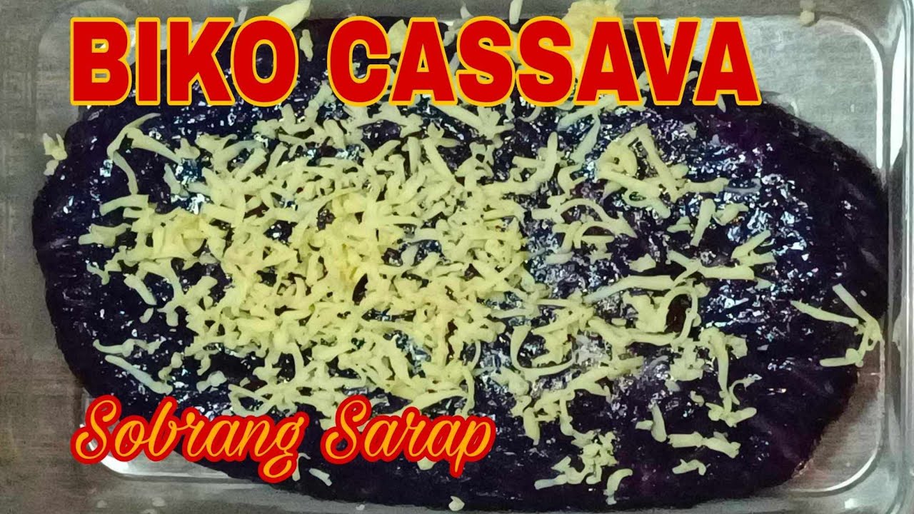 CASSAVA RECIPE || BIKO UBE CASSAVA || CASSAVA CHEESE