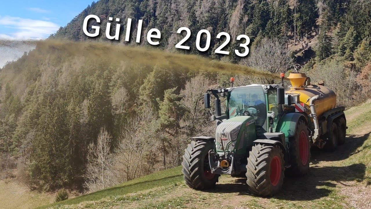 Gülle Ausbringung im extremen Gelände | 2023 | Fendt724 | Zunhammer |