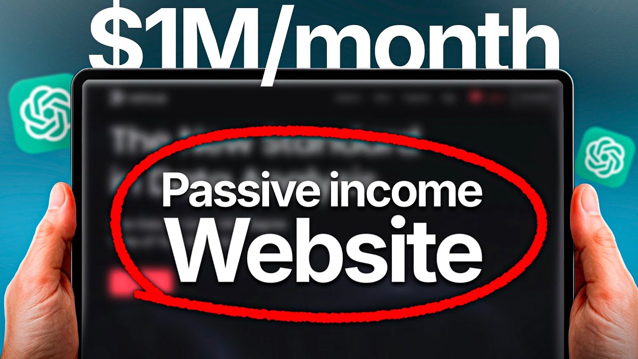 I Built a Passive Income Website Making $1M/ month