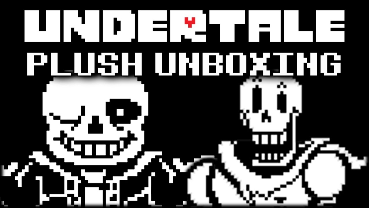 Undertale Sans & Papyrus Plushies Unboxing (60 FPS)