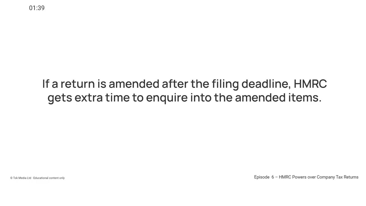 Episode 006 - HMRC Powers Explained: Enquiries, Compliance Checks, and Determinations