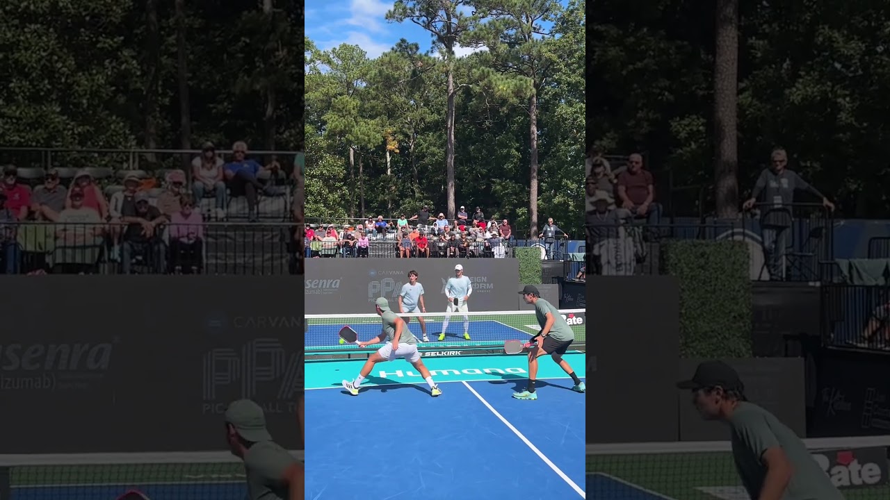 Gabe Tardio can&rsquo;t get the Erne but Ben Johns can 🔥 incredible pickleball!